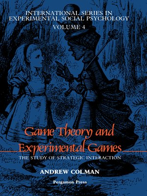 cover image of Game Theory and Experimental Games